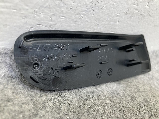 新品!F55/F56/F57 クーパー 純正 左 サイドスカットル トリム フェンダーバッジ 14275410/2410461 ブラック ソリッド MINI(150979)