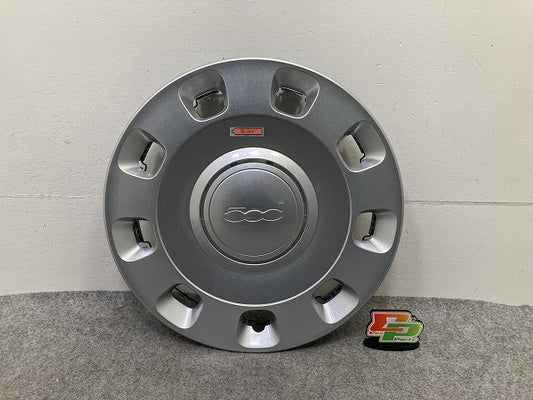 新品!500 31212/31209 純正 14インチ ホイールキャップ ホイールカバー 1枚 51787644 68196125AA シルバー フィアット(151011)
