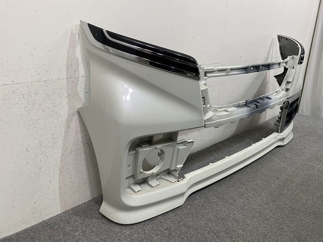 スペーシア カスタム MK53S 純正 フロント バンパー Fバンパー 71711 79R5 ピュアホワイトパール ZVR スズキ(151016)