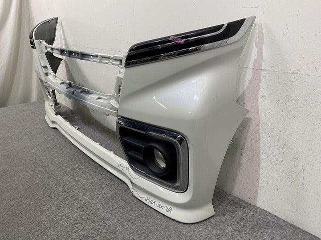 スペーシア カスタム MK53S 純正 フロント バンパー Fバンパー 71711 79R5 ピュアホワイトパール ZVR スズキ(151016)