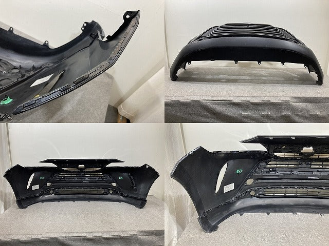 ハリアー 80系 MXUA80/MXUA85/AXUH80/AXUH85 純正 フロント バンパー グリルスポイラー付 52119-48830 ブラックパール 219 トヨタ(151041)