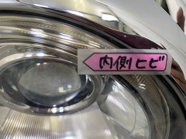 ハスラー MR31S/MR41S 純正 右 ヘッドライト/ランプ キセノン HID AFS無 レベライザー RH ICHIKOH 1874 35120-65P15 メッキ スズキ(151126)