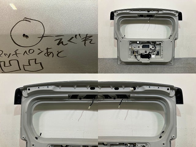 ムーヴ LA150S/LA160S 純正 リアゲート/バックドア/リアハッチ 内張り付 67149-B2410 ブライトシルバーメタリック S28 ダイハツ(151172)