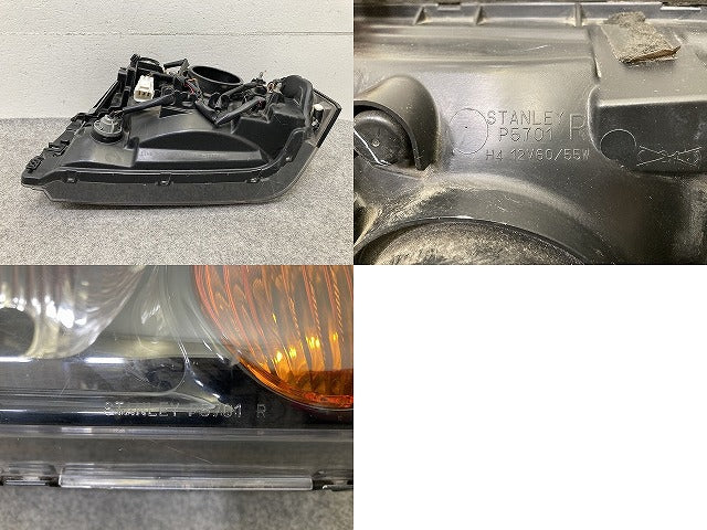 ミニキャブ/クリッパー U61T/U62T/U61V/U62V/U71V/U72V 純正 右 ヘッドライト/ランプ ハロゲン RH STANLEY P5701 三菱(151229)
