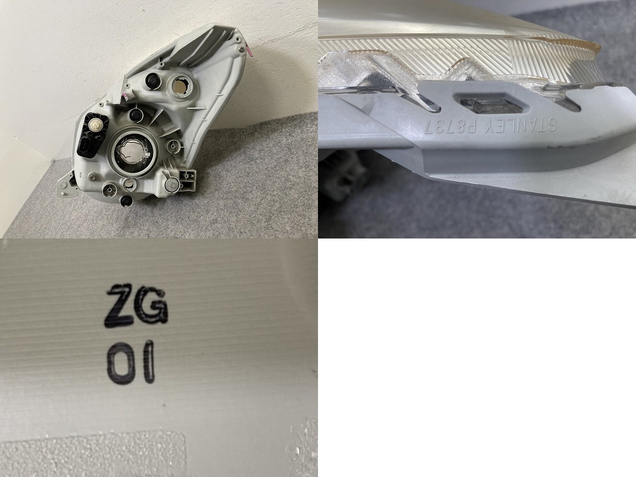 アルト HA25S/HA35S 純正 右 ヘッドライト/ランプ ハロゲン RH STANLEY P8737 スズキ(151235)