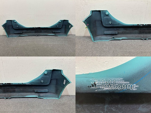 スペーシア MK32S/MK42S 純正 リア バンパー Rバンパー 71811-81M0/81M1 フレンチミントパールメタリック ZWB スズキ(151252)