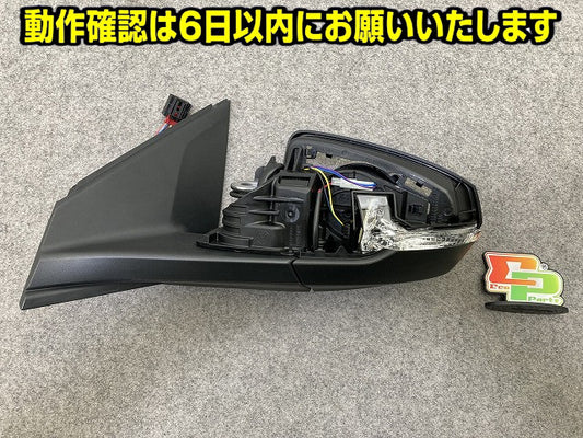 新品!ポロ/POLO AW 系/AWCHZ 純正 左 ドアミラー 12線 ウインカー付 2G2-857-507-G-9B9 2G2857507G9B9 フォルクスワーゲン(151256)