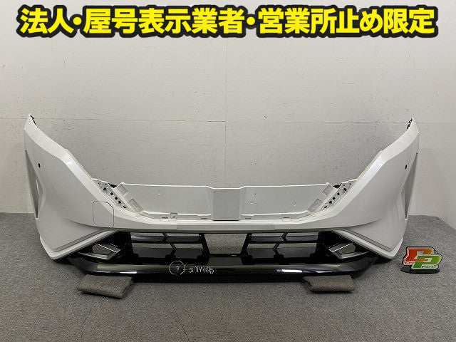 オーラ AURA/ノート NOTE FE13/FSNE13 純正 前期 フロント バンパー スポイラー付 62022 6XL0H ホワイトパール×ブラック XAB(151277)