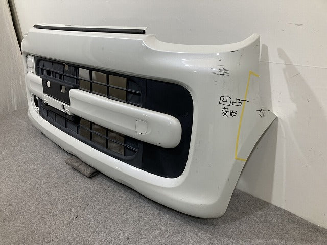 スペーシア/フレアワゴン MK53S/MM53S 純正 フロント バンパー グリル付 Fバンパー 71711-79R0 ピュアホワイトパール ZVR スズキ(151286)