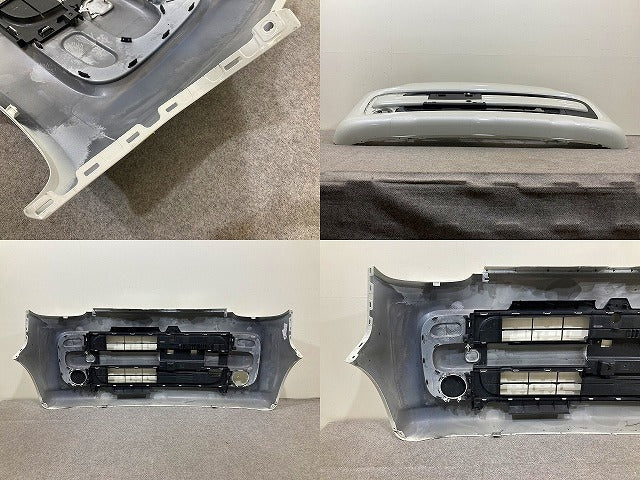 スペーシア/フレアワゴン MK53S/MM53S 純正 フロント バンパー グリル付 Fバンパー 71711-79R0 ピュアホワイトパール ZVR スズキ(151286)
