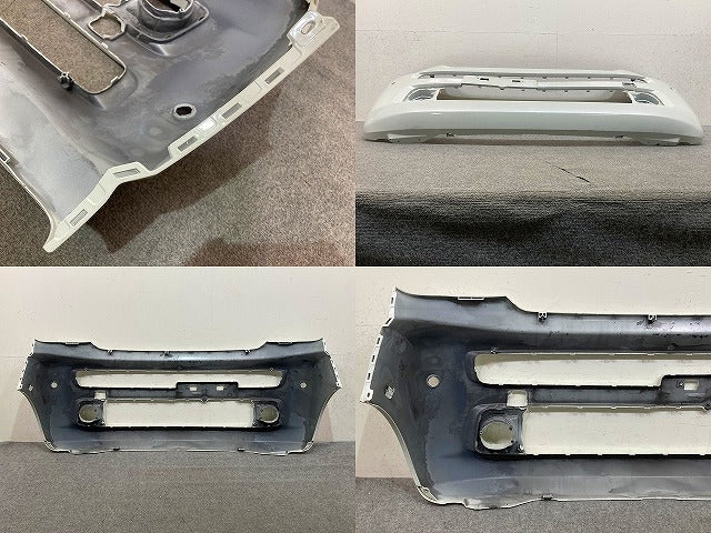スペーシア MK54S/MK94S 純正 フロント バンパー Fバンパー 71711-53U0 ピュアホワイトパール ZVR スズキ(151306)