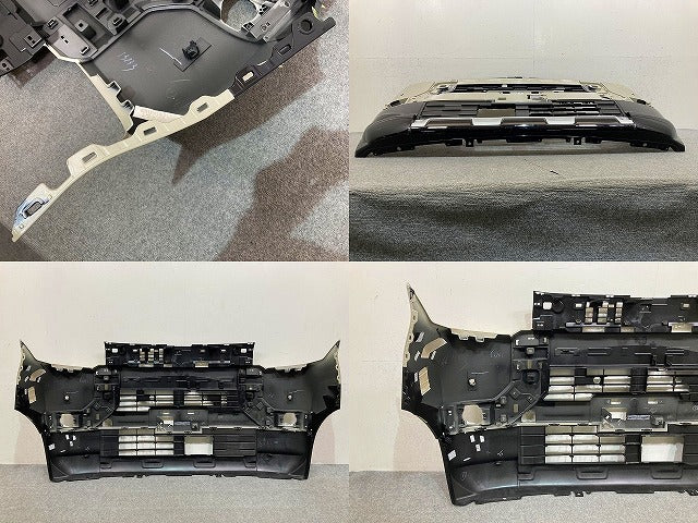 デリカミニ B34A/B35A/B37A/B38A 純正 フロント バンパー スポイラー付 Fバンパー 62022 7NL-0 アイボリー ブラック S45 三菱(151340)