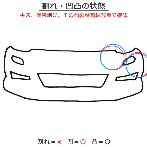 デリカミニ B34A/B35A/B37A/B38A 純正 フロント バンパー スポイラー付 Fバンパー 62022 7NL-0 アイボリー ブラック S45 三菱(151340)