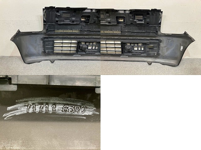ワゴンR MH35S/MH55S 純正 フロント バンパー グリル ロアグリル付 71711-63R0 アーバンブラウンパールメタリック XSF スズキ(151341)