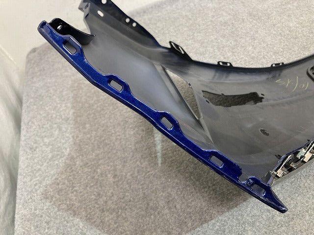 ノート/NOTE E13/SNE13 純正 前期 フロント バンパー ガーニッシュ付 62022 6XJ0H オーロラフレアブルーパール RAY 日産(151348)