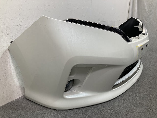セレナ ハイウェイスター C26/FC26//HFC26 純正 前期 フロント バンパー フォグ付 62022 1VF0H ホワイト メタリック 日産(151384)