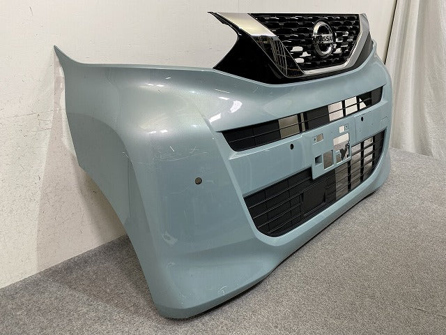 ルークス B44A/B45A/B47A/B48A 純正 前期 フロント バンパー グリル付 62022 7NA-0 ソーダブルーパールメタリック DAM 日産(151395)