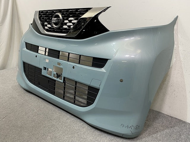 ルークス B44A/B45A/B47A/B48A 純正 前期 フロント バンパー グリル付 62022 7NA-0 ソーダブルーパールメタリック DAM 日産(151395)