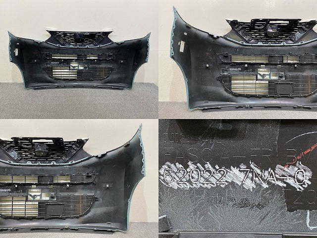 ルークス B44A/B45A/B47A/B48A 純正 前期 フロント バンパー グリル付 62022 7NA-0 ソーダブルーパールメタリック DAM 日産(151395)