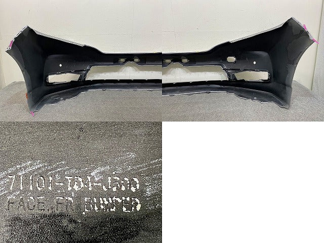 シャトル GK8/GK9/GP7/GP8 純正 後期 フロント バンパー Fバンパー 71101-TD4-J500 シルバー メタリック ホンダ(151397)