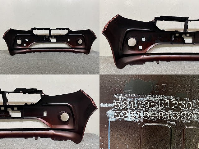 パッソ/ブーン M700A/M710A/M700S/M710S 純正 フロント バンパー 52119-B1230/B1320 ファイアークォーツレッド R67 トヨタ(151422)