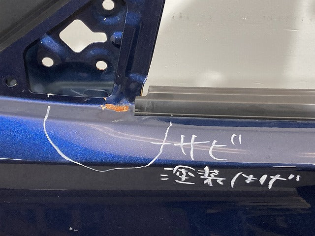 キックス/KICKS P15/RP15 純正 左 フロント ドア バイザー付 ダークブルーパール RAA 日産(151435)
