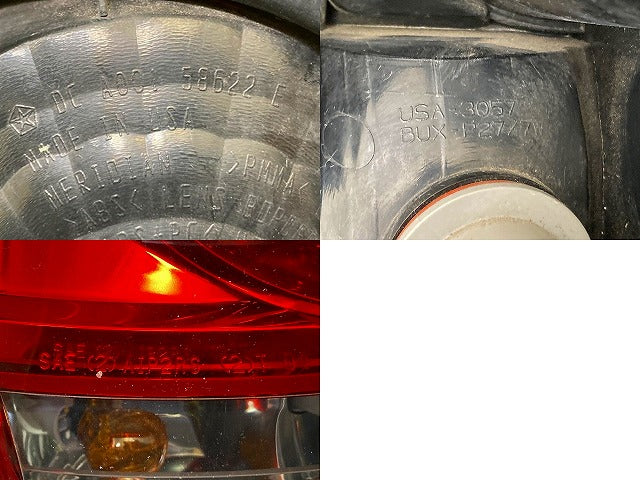 300C/300C 2004-2010 純正 左 テールランプ/ライト/レンズ ハロゲン LH A001 58622 E クライスラー(151443)