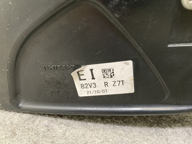 パレット MK21S 純正 右 ドアミラー 7線 ウインカー付 RH ishizaki E1/W0900 パールホワイト Z7T スズキ(151448)