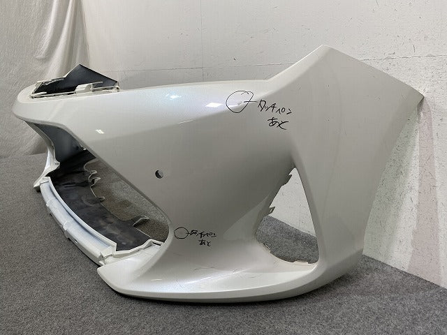 カローラ フィールダー 16系 NZE161G/NRE161G/NZE164G/NKE165G 純正 後期 フロント バンパー 52119-12G40/50/60 ホワイト 070(151463)