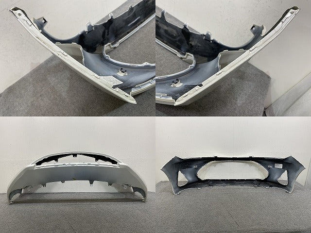 カローラ フィールダー 16系 NZE161G/NRE161G/NZE164G/NKE165G 純正 後期 フロント バンパー 52119-12G40/50/60 ホワイト 070(151463)