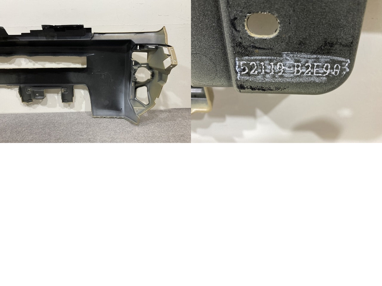 タフト LA900S/LA910S 純正 フロント バンパー Fバンパー 52119-B2E90 サンドベージュメタリック T34 ダイハツ(151478)