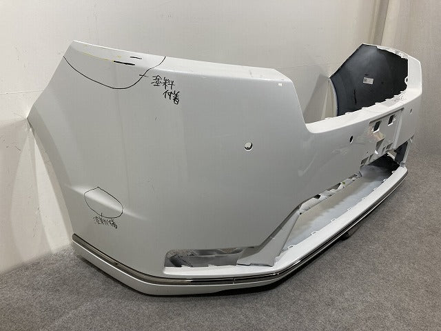 ステップワゴン スパーダ/RP6/RP7/RP8 純正 フロント バンパー スポイラー付 71101-3T0-J000 ホワイトパール NH609P ホンダ(151479)