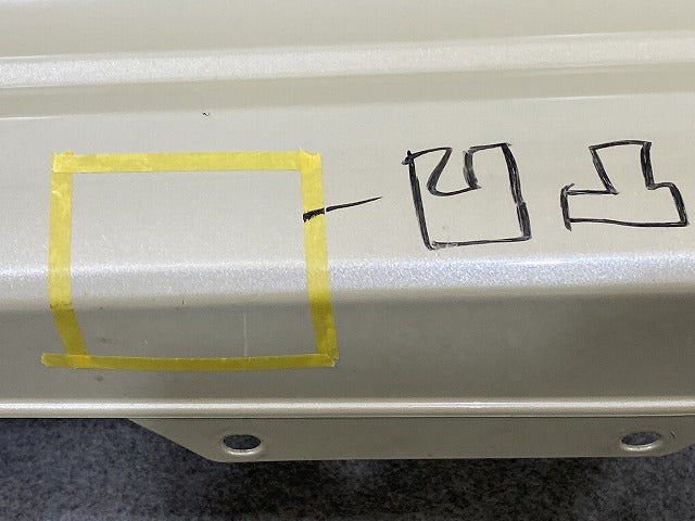 N-BOX/NBOX Nボックス JF1/JF2 純正 リア バンパー Rバンパー 71501-TY0-0000 プレミアムアイボリーパール YR631P ホンダ(151489)