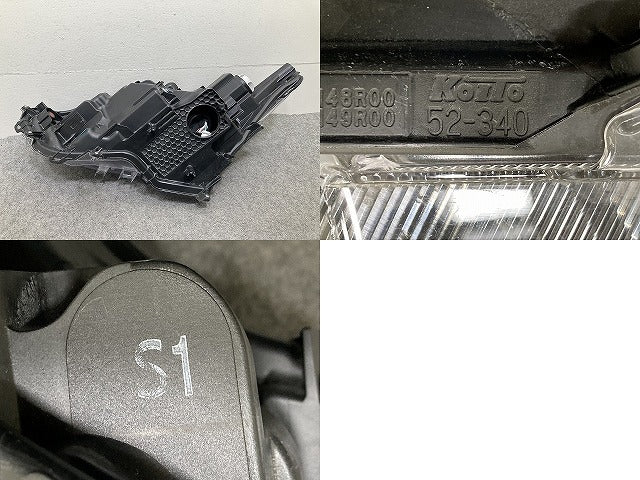シエンタ MXPC10G/MXPL10G/MXPL15G 純正 右 ヘッドライト/ランプ LED 刻印S1 RH KOITO 52-340 トヨタ(151493)
