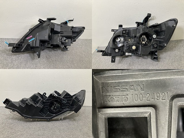 セレナ ハイウェイスター C25/NC25/CC25/CNC25 純正 後期 右 ヘッドライト/ランプ レベライザー HID KOITO 100-24921 26025-1GK5A(151501)