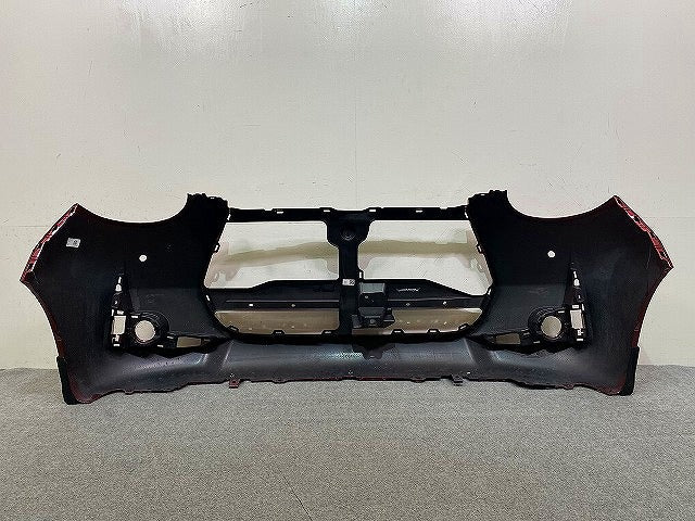 パッソ モーダ M700A/M710A 純正 後期 フロント バンパー スポイラー付 52119-B1330 ファイアークォーツレッドメタリック(151540)