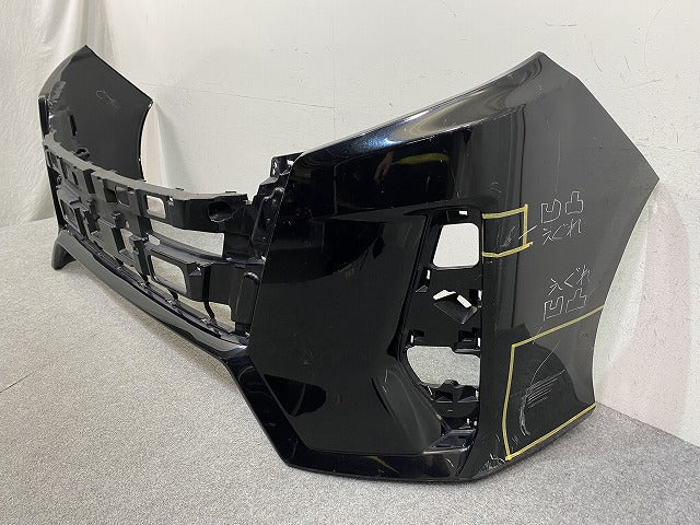ノア NOAH 80系 ZRR80W/ZRR85W/ZWR80W/ZWR80G 純正 後期 フロント バンパー Fバンパー 52119-28L00 ブラック 202 トヨタ(151642)