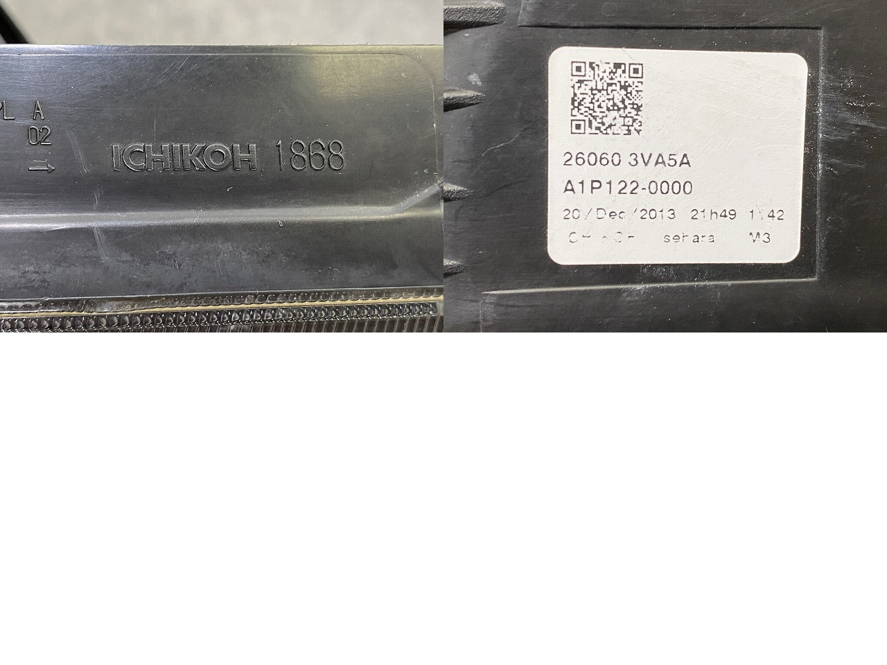 ノート/NOTE E12/NE12/HE12/ANE12 純正 左 ヘッドライト/ランプ ハロゲン レベライザー LH ICHIKOH 1868 日産(151650)