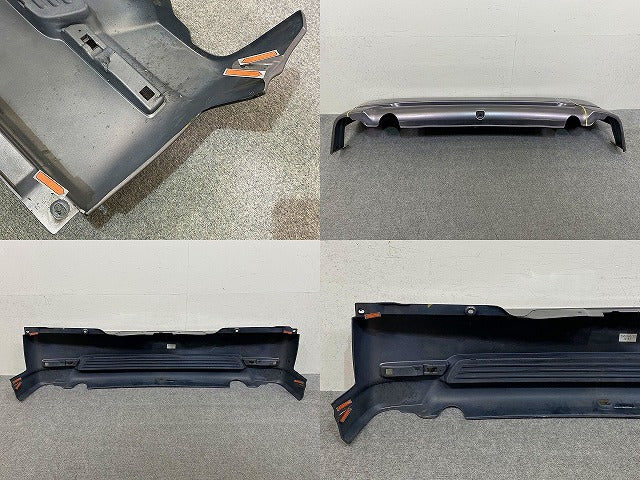 バモス HM1/HM2 純正 後期 リア バンパー Rバンパー 71501-S8RT-ZZ00 アドミラルグレーメタリック NH716M ホンダ(151663)