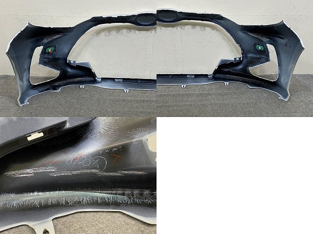 ヤリス KSP210/MXPA10/MXPA15/MXPH10/MXPH15 純正 フロント バンパー 52119-52E70/E80/E90 プラチナホワイトパール 089 トヨタ(151667)