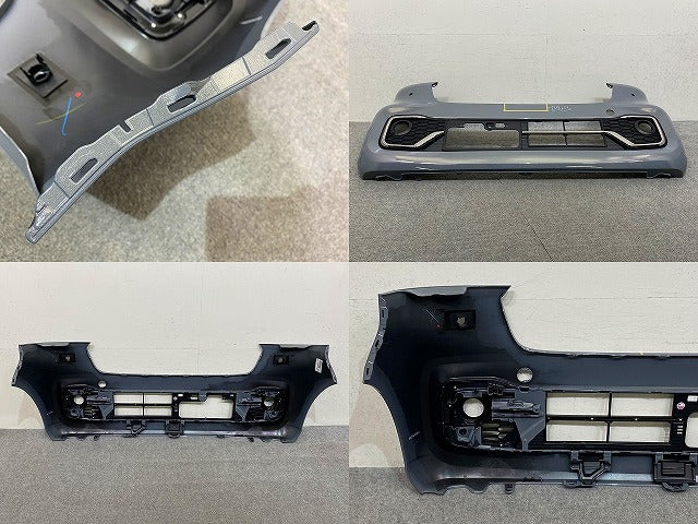 N-BOX/NBOX Nボックス JF5/JF6 純正 フロント バンパー ロアグリル付 Fバンパー 71101-32R-0000 スレートグレー NH912P ホンダ(151672)