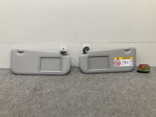 ハリアー 80系 MXUA80/MXUA85/AXUH80/AXUH85 純正 左右 サンバイザー 2点セット 74310-48500-B2 74320-48470-B2 トヨタ(151677)
