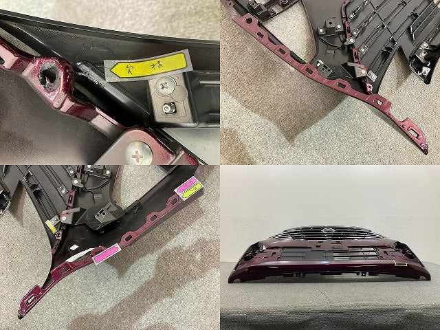 ルークス ハイウェイスター B44A/B45A/B47A/B48A 純正 後期 フロント バンパー グリル付 62022 7NK-0 アメジストパープル LAL 日産(151696)