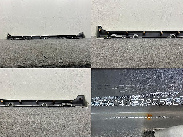スペーシア カスタム MK53S 純正 左 サイドステップ/サイドスカート LH 77240-79R5 ピュアホワイトパール ZVR スズキ(151740)
