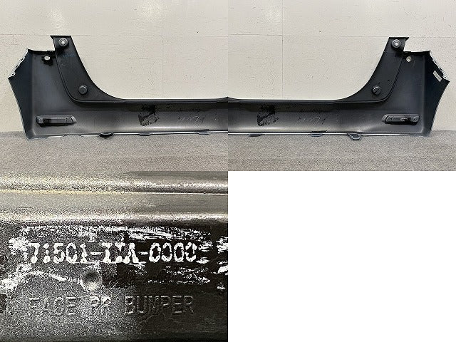 N-BOX/NBOX Nボックス JF3/JF4 純正 リア バンパー ソナー付 71501-TTA-0000 モーニングミストブルーメタリック B618M ホンダ(151742)