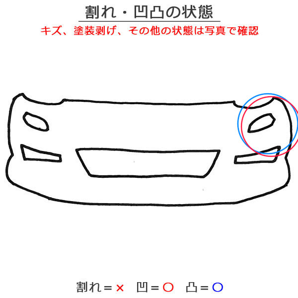 クラウン アスリート 200系 GRS200/GRS201/GRS202/GRS204 純正 前期 フロント バンパー 52119-30E60 ホワイトパール 062 トヨタ(151743)