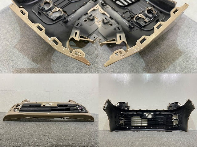 ルークス ハイウェイスター BB1A BB2A BB5A BB6A 純正 フロント バンパー ロアグリル付 62022 7UF-0 シナモンラテ EBF 日産(151776)