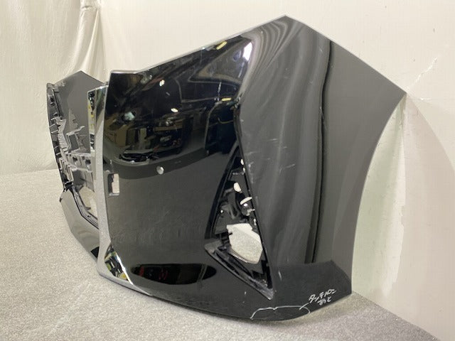 アルファード 30系 AGH30W/AGH35W/GGH30W/GGH35W 純正 後期 フロント バンパー ガーニッシュ付 52119-58570/80 ブラック 202(151786)