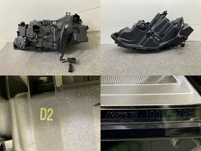エクストレイル/X-TRAIL T33/SNT33 純正 右 ヘッドライト/ランプ LED レベライザー 刻印D2 KOITO 100-23795 日産(151836)