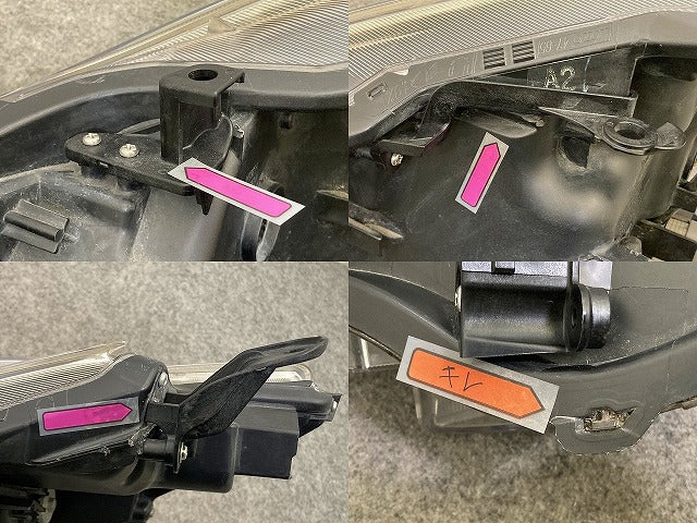 プリウスα/アルファ ZVW40W/ZVW41W 純正 後期 右 ヘッドライト/ランプ LED レベライザー 刻印A2 RH KOITO 47-65 素地 トヨタ(151839)